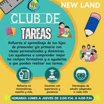 Club de tareas Colegio New Land